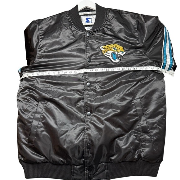 Vtg Starter Jacksonville Jaguars NFL Football Satin Starter Jacket Mens SZ XXL - Picture 11 of 13